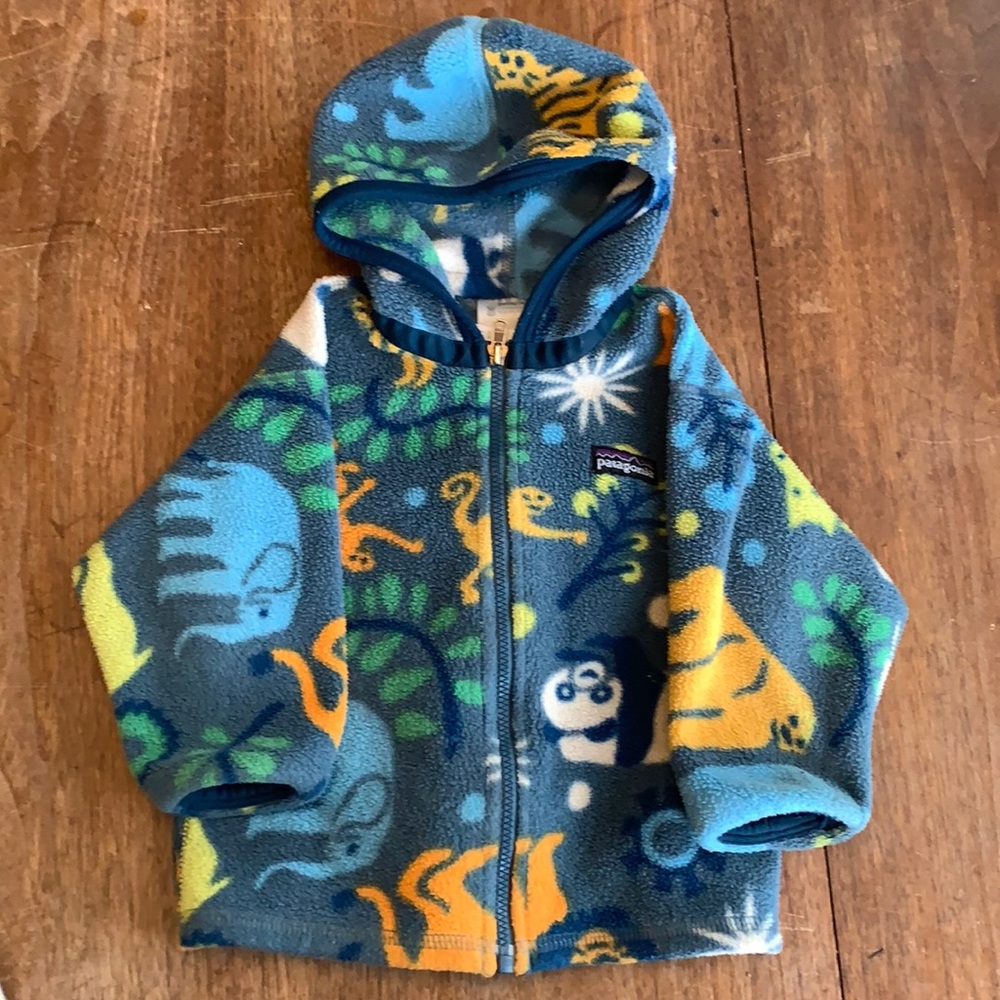Patagonia synchilla baby zip up size 12 Months
